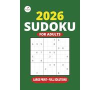 Sudoku Puzzle Book for Adults: Big Large Print Puzzles from Easy to Hard with Full Solutions for Relaxation & Brain Training