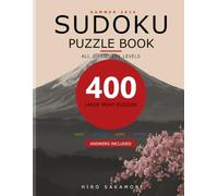 Sudoku Puzzle Book for Adults & Seniors - 400 Large Print Puzzles Easy to Expert: Brain Training, Focus & Stress Relief - Summer 2026 Edition | Gift for Puzzle Lovers