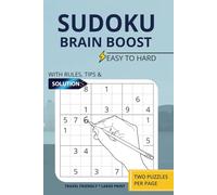 Sudoku Puzzle Book for Adults, Seniors, Travelers and Commuters: Easy to Hard Sudoku Puzzles with Rules, Tips and Solutions | Travel Friendly, Large ... per page | 6x9 inches, 98 pages - U Mindful