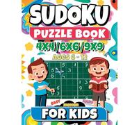 SUDOKU Puzzle Book for kids ages 6-12