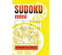 Sudoku Puzzle Book Medium Level Small Travel size: 80 Brain Games for Teens, Adults & Seniors with Solutions at the back | mini book