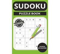 Sudoku puzzle book: Normal difficulty, Easy to read, 50 puzzles with solutions