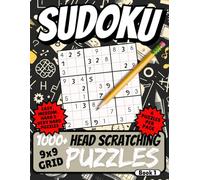 Sudoku Puzzle Book: Over 1000 Easy to Very Hard 9x9 grids with solutions included at rear of book.
