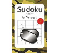 Sudoku Puzzle Book: Sudoku Puzzles for Service Members or Veterans | 80 Puzzles | Gifts for Vacation, Holidays, and Free Time