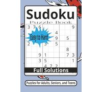 Sudoku Puzzle Book: Sudoku Puzzles with Easy-to-Read Print | 6x9 inches 150 pages | 75 Puzzles ... Stocking Stuffer, Holidays, and Free Times