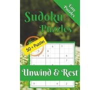 Sudoku Puzzle Book: Sudoku Puzzles with Easy to Read Print about Centering, Calming, Rest and More | 6x9 inches, 110 pages | 50+ Puzzles... Gift for Vacations, Holidays, Travel