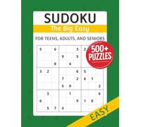 Sudoku Puzzle Book - The Big Easy: Easy Level Sudoku Puzzle Book with Large Print Easy to Read Puzzles | 8.5x11 Inches | 500+ Puzzles ... Gift for Vacations, Holidays, and Free Times
