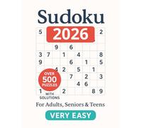 Sudoku Puzzle Book Very Easy, Over 500 Puzzles: Brain Games for Adults, Seniors, and Teens - Fun Logic Challenges to Keep Your Mind Active with Solutions Included