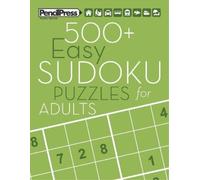 Sudoku Puzzle Books 500+ Easy Sudoku Puzzles for Adults (Tascabile)