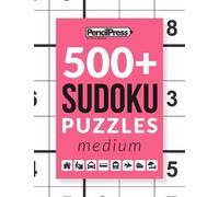 Sudoku Puzzle Books 500+ Sudoku Puzzles Book Medium (Tascabile)
