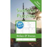 Sudoku Puzzle: Sudoku Puzzles | Help for Relaxation | 6x9 Inches, 111 Pages | 50+ Puzzles | Solutions Included