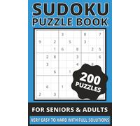 Sudoku Puzzles for Adults: 200 Sudoku Puzzles with Easy-to-Read Print | 6x9 inches, 302 pages | A Fun Gift for Adults, Seniors, or Relaxing Free Time
