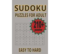 Sudoku puzzles for adults: 220 Logic Challenges.Travel Size Book with Two Puzzles Per Page and Full Solutions Included