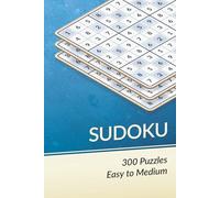 Sudoku Puzzles for Adults: 300 Easy to Medium Puzzles, Only 2 per Page, by Taurus Books