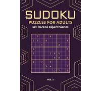 Sudoku Puzzles for Adults: 50+ Hard to Expert Sudoku Puzzles | Volume 5 | Advanced Logic Challenges for Mental Endurance | 6x9 Travel Size with Solutions Included