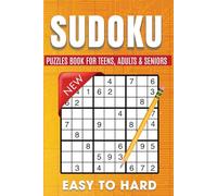 Sudoku Puzzles for Adults: Enjoy 240+ Easy to Hard Challenges with Full Solutions - Two Large Print Puzzles Per Page (Puzzling Wonders Fun!)