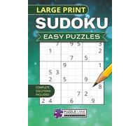 Sudoku Puzzles for Beginners: 200 Sudoku Puzzles | Easy Level | Travel Size | Large Print | With Solutions | 6x9 Inches