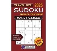 Sudoku Puzzles for Experts: 200 Sudoku Puzzles | Hard Level | Travel Size | Large Print | With Solutions | 6x9 Inches