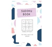 Sudoku Puzzles for Teens, Adults and Seniors: Normal Difficulty Sudoku Book 6x9 inches 200 puzzles