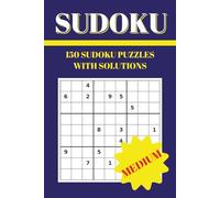 Sudoku Puzzles - Medium: A Book with Two Puzzles per Page, with Solutions