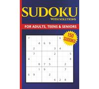 Sudoku Puzzles: Sudoku Puzzles for Adults, Teens & Seniors | 6x9 inches | 150 Puzzles + Solutions | Keep your mind sharp and young with every puzzle | Ideal for Eveyone