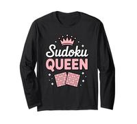 Sudoku Queen Puzzle Lover - Simpatico Gioco di logica Maglia a Manica