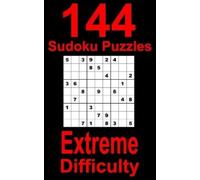Sudoku Resources 144 Sudoku Puzzles Extreme Difficulty (Tascabile)
