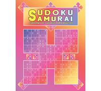 Sudoku Samurai - Cuaderno De Sudokus Para Adultos: Variante de sudoku que probará tus habilidades lógicas | Edición de 810 rompecabezas clásicos ... de pasatiempos para adultos | Con soluciones