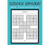 Sudoku Samurai Débutant - 80 Puzzles pour Stimuler l'Esprit: Activité de Logique Douce | Avec Corrigés Inclus