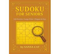 Sudoku Serenity: Large Print Brain Games for Adults & Seniors: 100 Easy-to-Hard Puzzles to Boost Focus, Memory & Relaxation