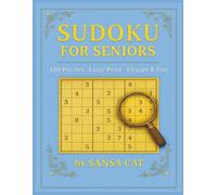Sudoku Serenity: Large Print Brain Games for Adults & Seniors: 100 Easy-to-Medium Puzzles to Boost Focus, Memory & Relaxation