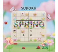 Sudoku Spring: Enjoy hours of brain-boosting fun with this Large Print Sudoku Puzzle Book!