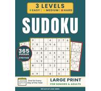 Sudoku Three Difficulty Levels: 124 Easy, 124 Medium & 120 Hard with Complete Solutions.: A Daily Challenge for Every Sudoku Enthusiast