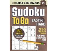 Sudoku To Go: 180 Large Grid Puzzles - Fun Take-Anywhere Size (Brown) #4