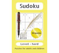 Sudoku Traga 4: Puzzles for adults and children | level hard | perfect companion for vacations, holidays, play dates