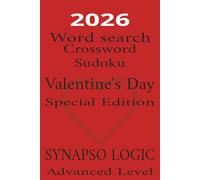 Sudoku Valentine's Day: Sudoku Puzzles for Valentine's Day | Word searche, Crossword | 6x9 inches, 250 pages | 120 + Puzzles | Solutions included