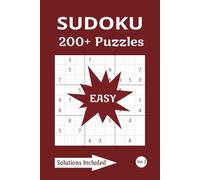 Sudoku: Volume 2 | 200+ Easy Puzzles with Solutions| 6 x 9 inches | 140 pages | Black and White Paperback