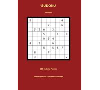 SUDOKU VOLUME 2: Medium - 100 Logic based Puzzles with Solutions