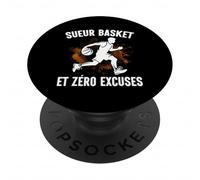 Sudore Basket E Zero Scuse Giocatore Di Pallacanestro Sport PopSockets PopGrip Adesivo