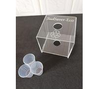 Sudsaver Eco - Svuotatore per shampoo, balsamo e gel doccia, vetro acrilico trasparente, risparmio di denaro, aiuto per il riciclaggio