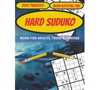 Suduko Puzzle Book: 200 Hard Level Puzzles with Solutions