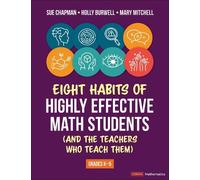 Sue Chapman Hol Eight Habits of Highly Effective Math Students (and (Tascabile)