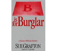 Sue Grafton B Is for Burglar (Copertina rigida)