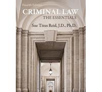 Sue Titus Reid Criminal Law (Copertina rigida)