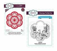 Sue Wilson Stamp and Die Set - Marilynnes Festive Collection CED3184 and UMS889