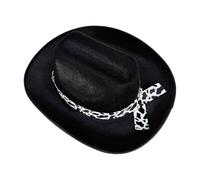 SueaLe Cappello da cowgirl regolabile a tema mucca per ragazze ragazzi leggero comodo partito Cosplay 5 scelte di colore cappelli da cowboy con bordo mucca per costume