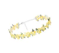 SueaLe Collana girocollo multiuso in pizzo con delicati disegni floreali, accessorio per gioielli alla moda femminile, elegante e confortevole, Misura unica, come descritto, come descritto