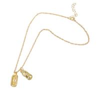 SueaLe Elegante collana con ciondolo portafortuna e catena per protezione della ricchezza, struttura in lega per feste, uso quotidiano, ricchezza, fortuna, gioielli