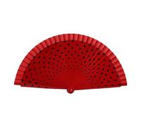SueaLe Flamenco Ventaglio pieghevole in legno spagnolo a pois modello moderno classico vintage in legno ventilatore a mano per danza Perfornamnces partito mano