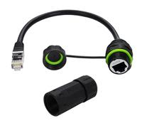 SueaLe RJ45 impermeabile industriale 8P8C IP68 di Ethernet del connettore Cat6 impermeabile per il connettore circolare domestico